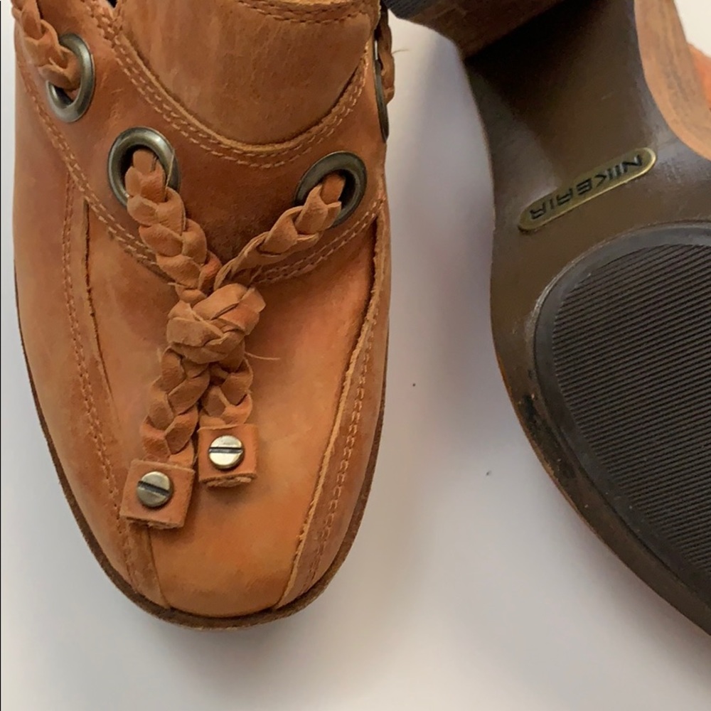 Cole Haan with Nike Air sole leather clogs mules